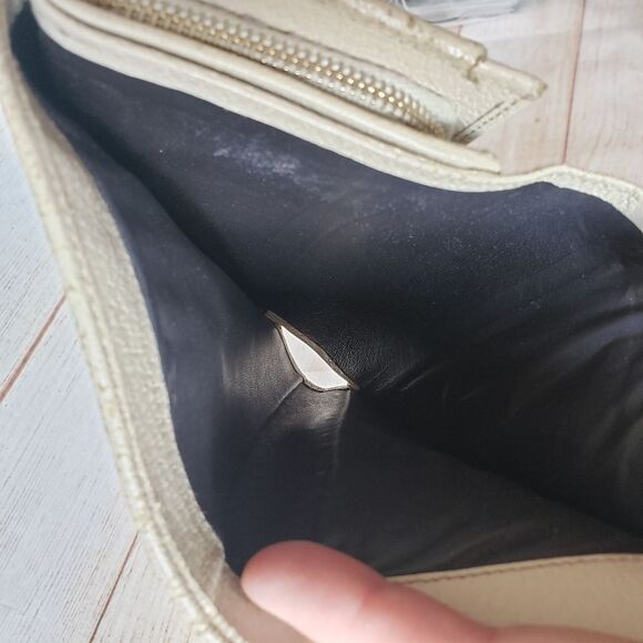 Authentic Gucci Signature Logo Fabric Leather Compact Bifold Wallet Unisex Box - Picture 10 of 16